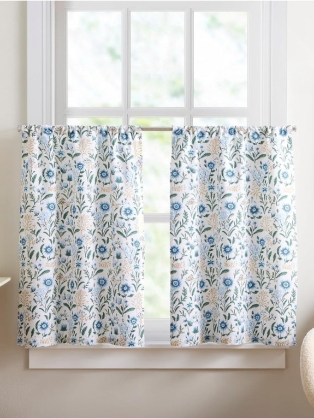 Set of 2 Pairs: Curtainworks Lena 2 Piece Window Curtain Tier Set- 28" x 36"
